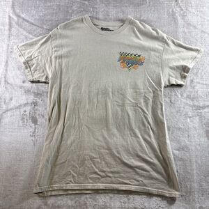 By Freeze FAST & FURIOUS Men's T shirt Short Sleeve Beige Graphic Print Size M